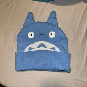 Blueish Grey Totoro Knit Beanie